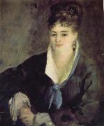 Pierre Renoir Woman in Black Germany oil painting artist